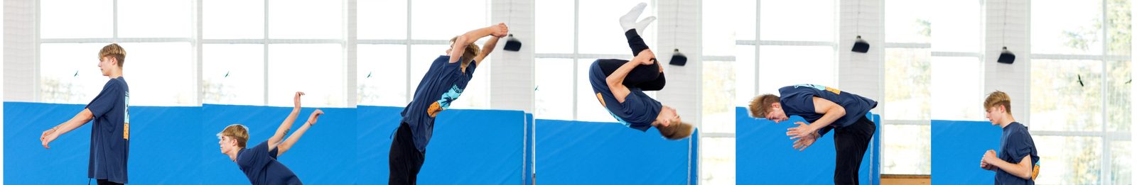 Sekvencia: salto vzad